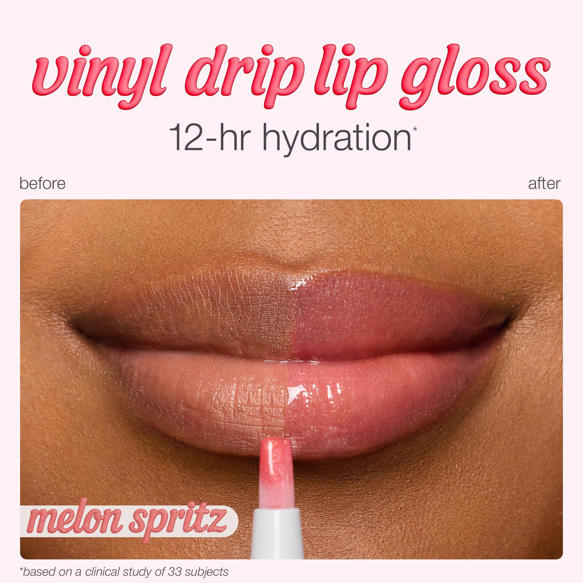 tarte Maracuja Juicy Lip Gloss swatch on skin