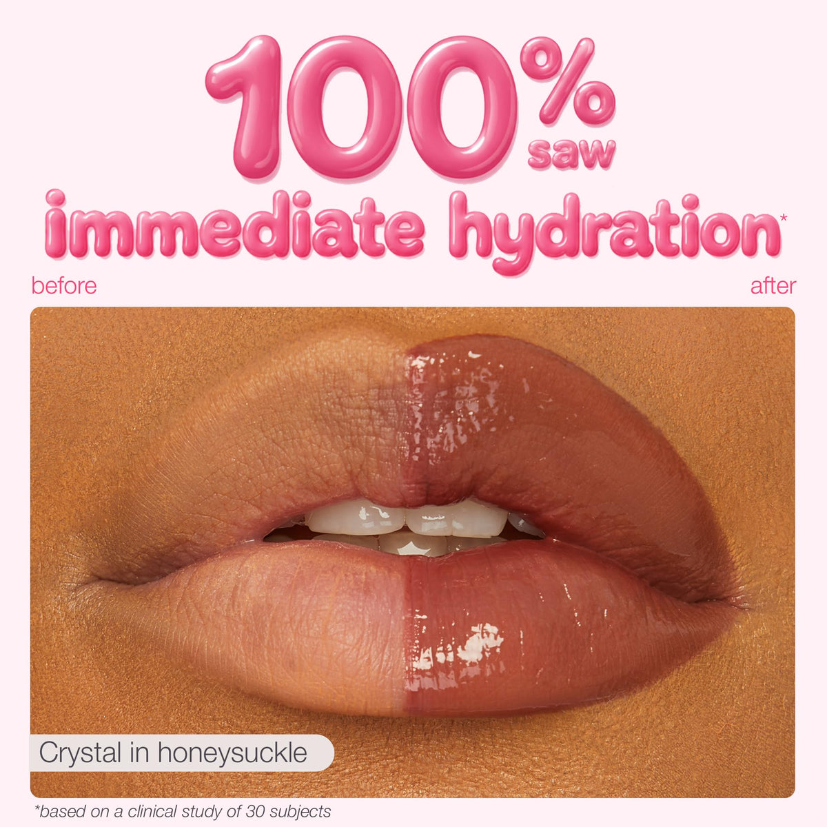 tarte Maracuja Juicy Lip Plump swatch on skin