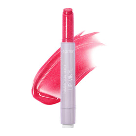 tarte Maracuja Juicy Lip Vinyl Gloss full size front view in shimmering bright pink