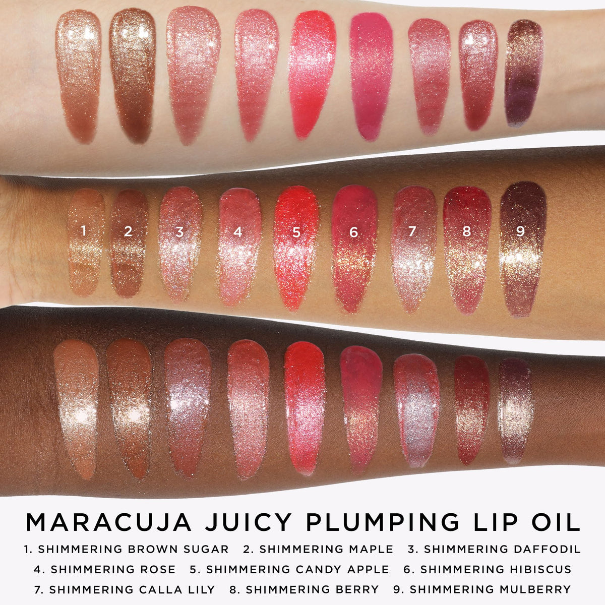tarte Maracuja Juicy Plumping Lip Oil texture close-up