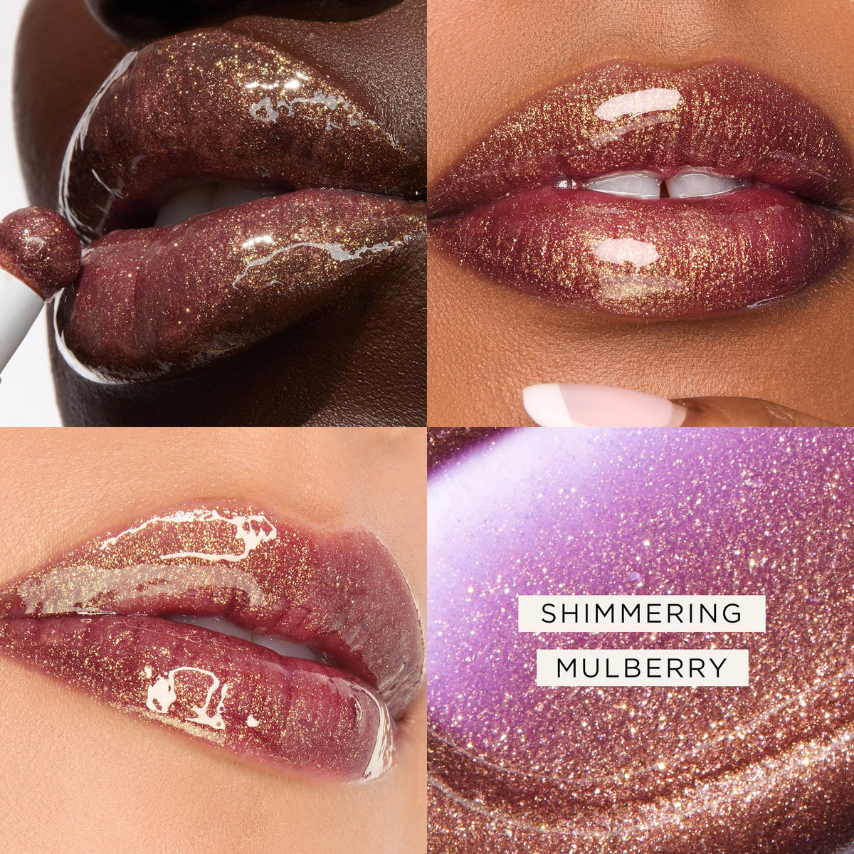 tarte Maracuja Juicy Plumping Lip Oil with applicator close-up