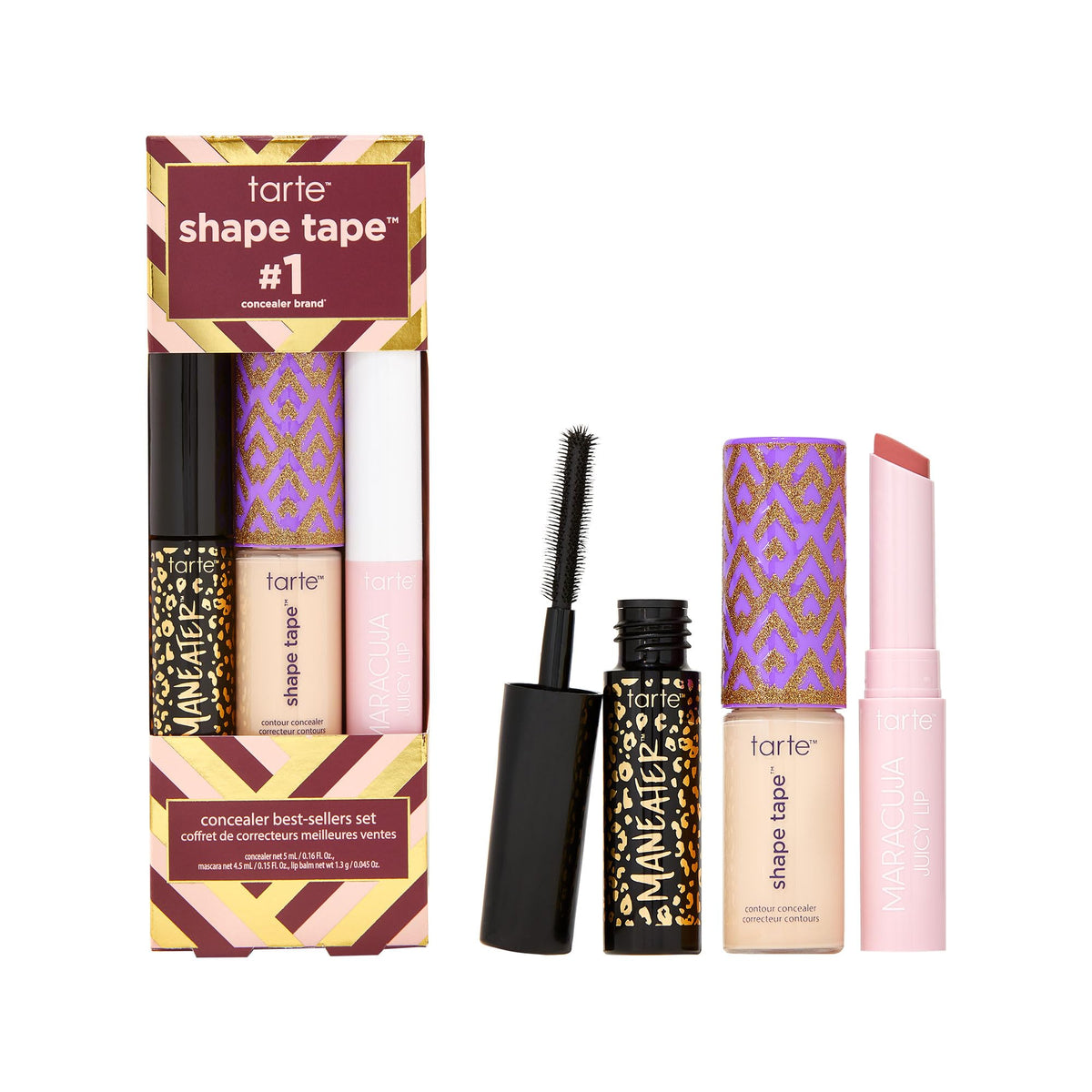 tarte Shape Tape Best-Sellers Set packaging front view