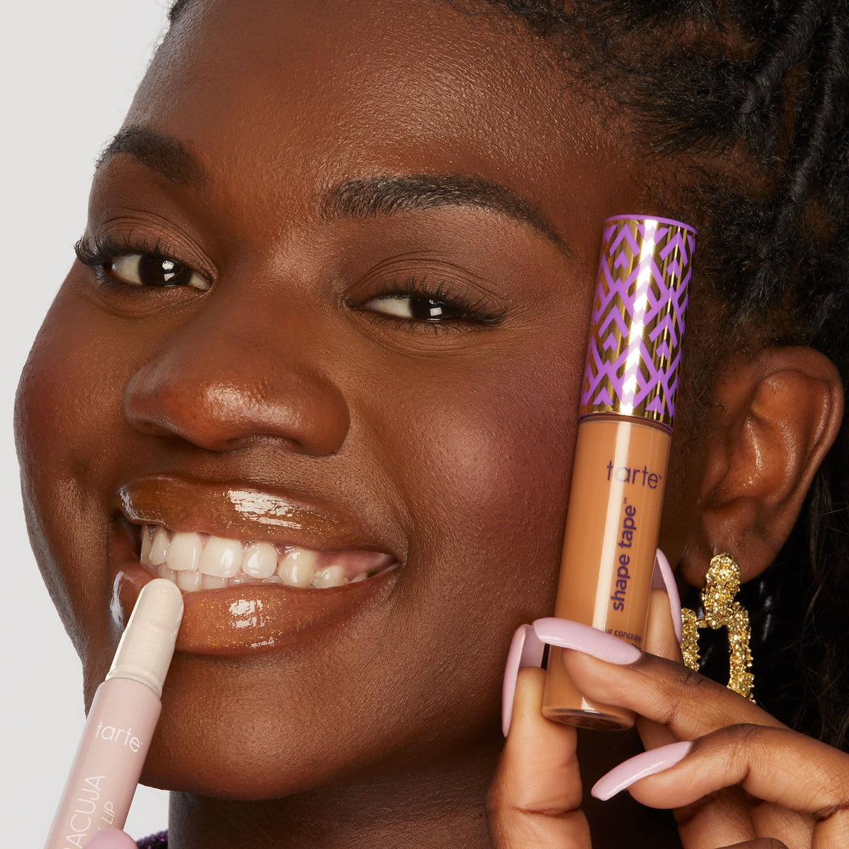tarte Shape Tape Concealer and Maracuja Juicy Lip Duo lifestyle scene