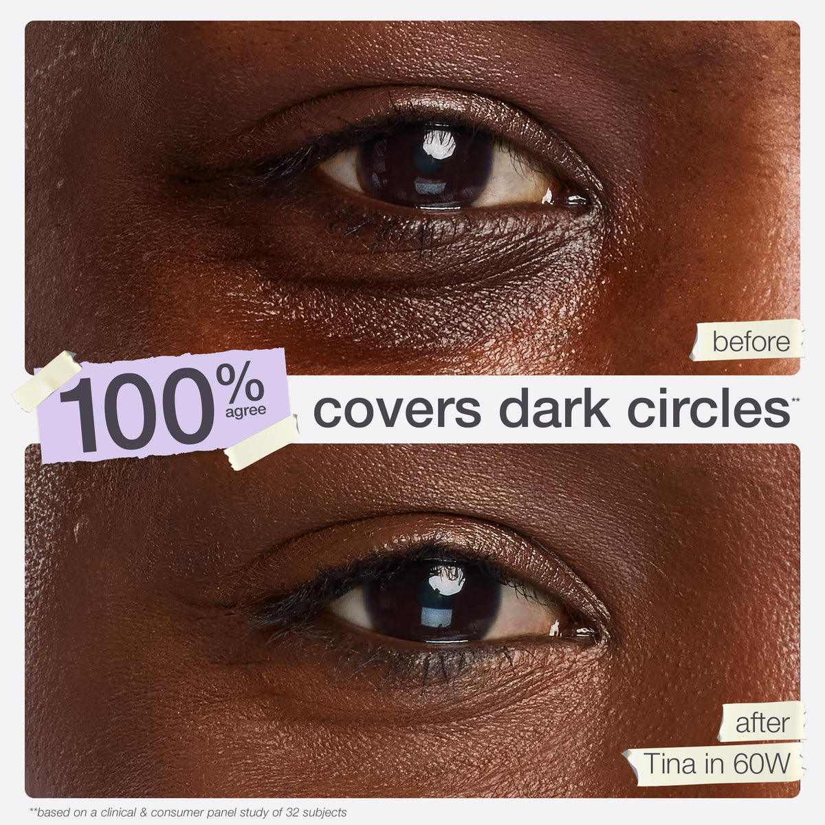 tarte Shape Tape Concealer texture on skin