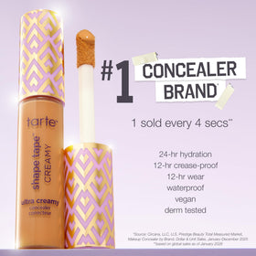 tarte Shape Tape Creamy Concealer 42S showing creamy formula