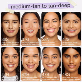 tarte Shape Tape Creamy Concealer 42S with makeup brushes