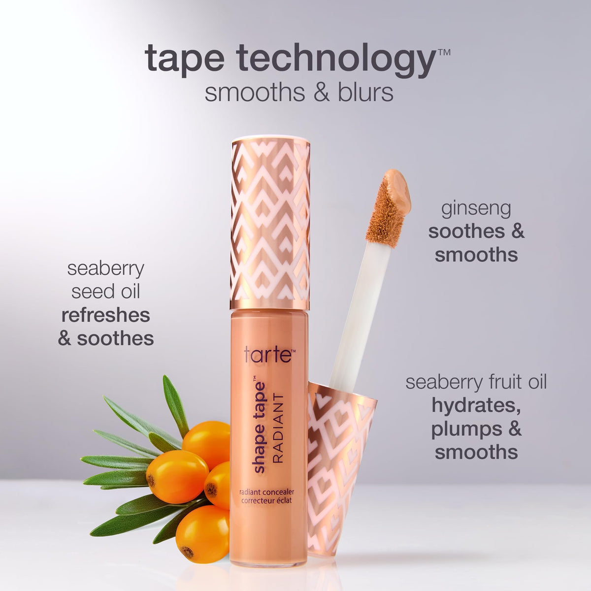 tarte Shape Tape Radiant Concealer 35N Medium on vanity