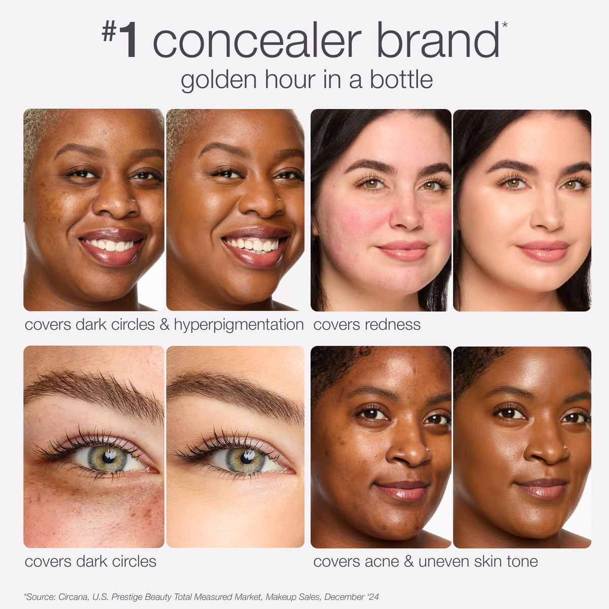 tarte Shape Tape Radiant Concealer 47H Tan-Deep Honey texture swatch