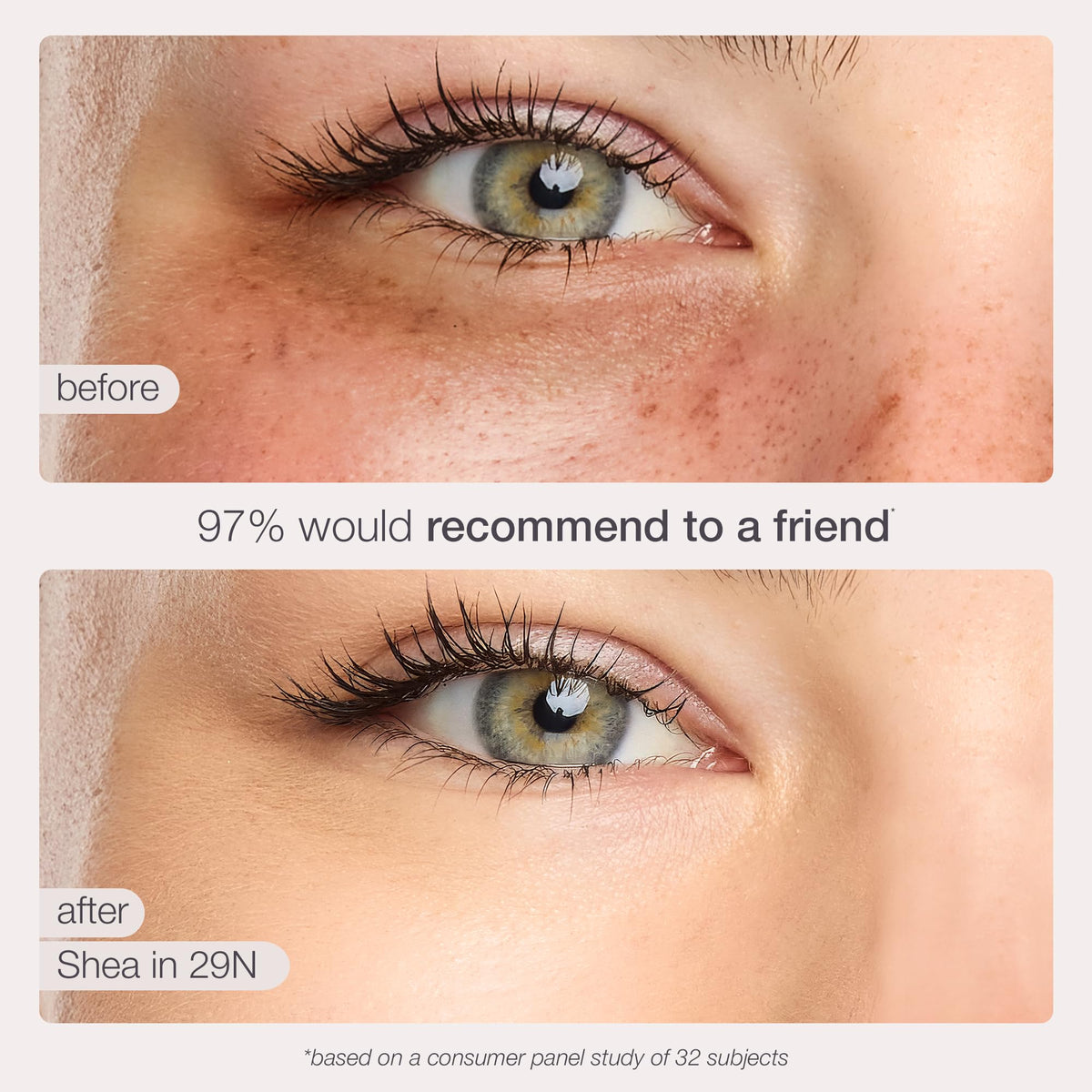 tarte Shape Tape Radiant Concealer texture swatch on skin