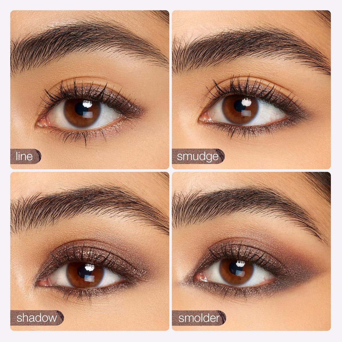 tarte SmolderEYES Shadow Liner applied as eyeshadow