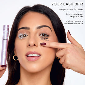 tarte Tartelette Tubing Lash Primer application on lashes
