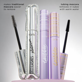 tarte Tartelette Tubing Lash Primer with makeup brushes