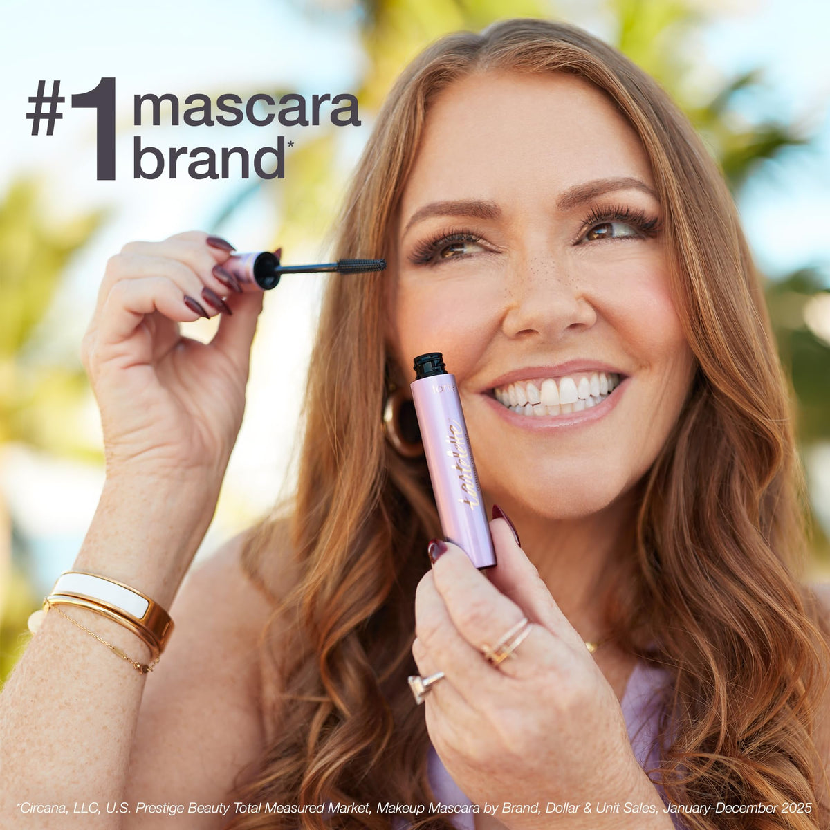 tarte Tartelette Tubing Mascara applied on model's lashes