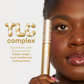tarte Tartelette XL Tubing Mascara brown on model