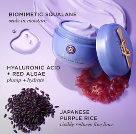 TATCHA Dewy Skin Cream lifestyle scene on vanity