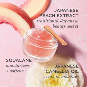 TATCHA Kissu Lip Mask open showing the product