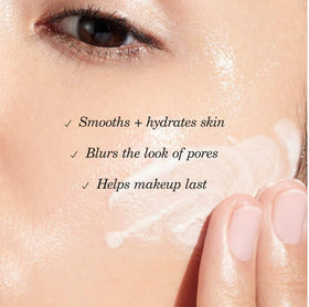 TATCHA Liquid Silk Canvas Primer side view showing bottle design