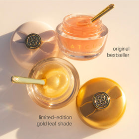TATCHA The Kissu Lip Mask Gold Leaf lifestyle scene