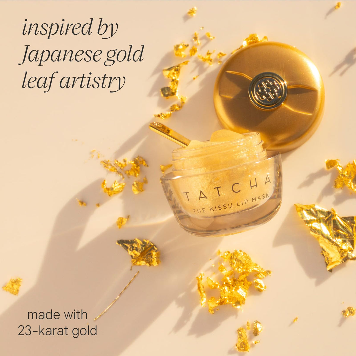 TATCHA The Kissu Lip Mask Gold Leaf packaging