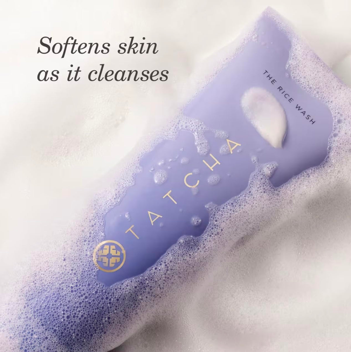 TATCHA The Rice Wash Soft Cream Facial Cleanser back view