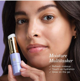 TATCHA The Serum Stick applied on skin for hydration
