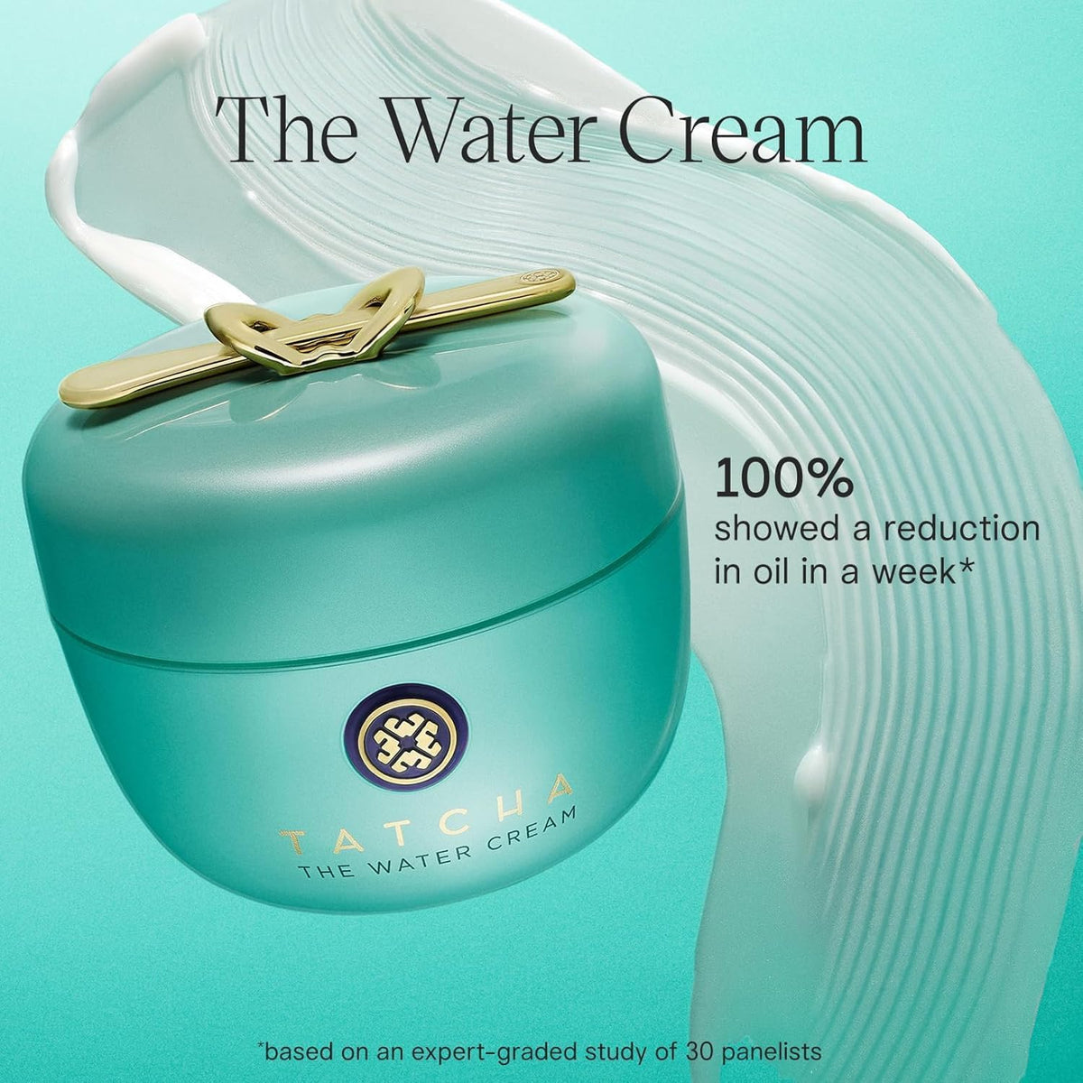 TATCHA The Water Cream application on skin