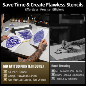 Tatouhom Tattoo Stencil Printer with USB-C connection for laptops