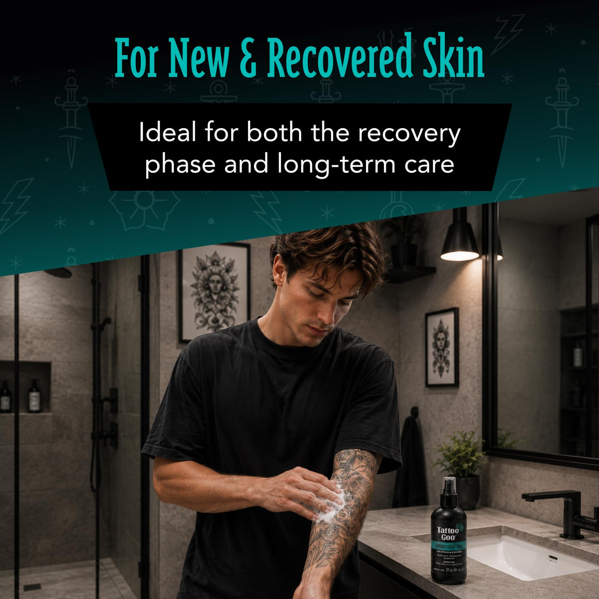 Tattoo Goo Cleansing Soap 3 oz with olive oil ingredient