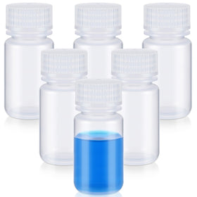 Tatuo 6 Pcs 60ml polypropylene reagent bottles front view