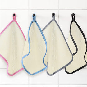 Tatuo exfoliating cloths stacked neatly for storage