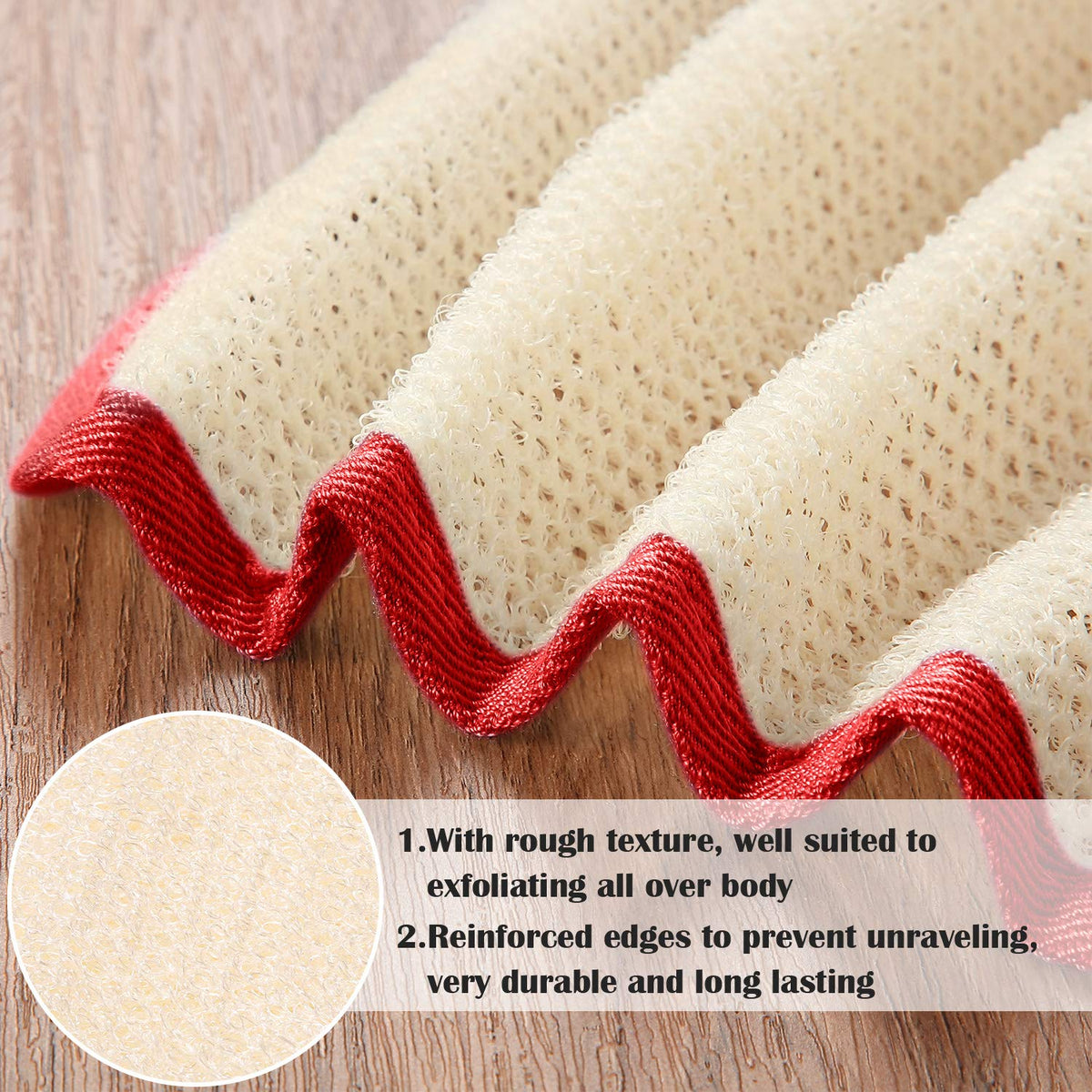 Tatuo exfoliating wash cloths pack of 5
