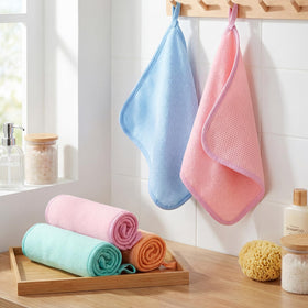 Tatuo exfoliating wash cloths packed neatly in their packaging