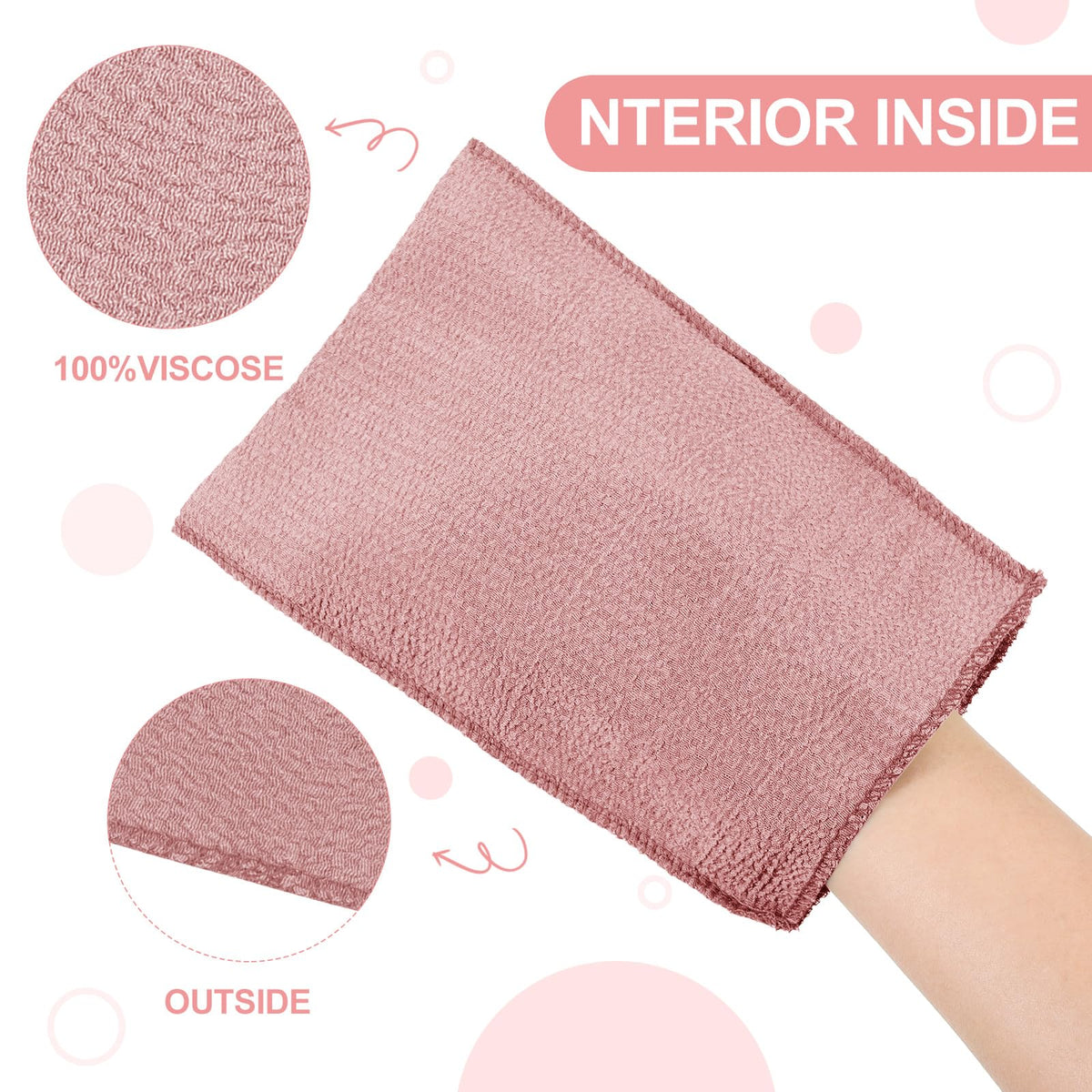 Tatuo Korean exfoliating cloths displayed in a vibrant arrangement