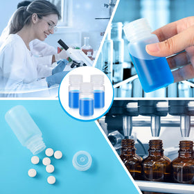 Tatuo reagent bottles stacked for storage convenience