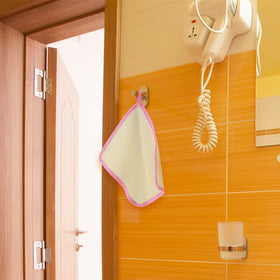 Tatuo wash cloths being used in a bath routine