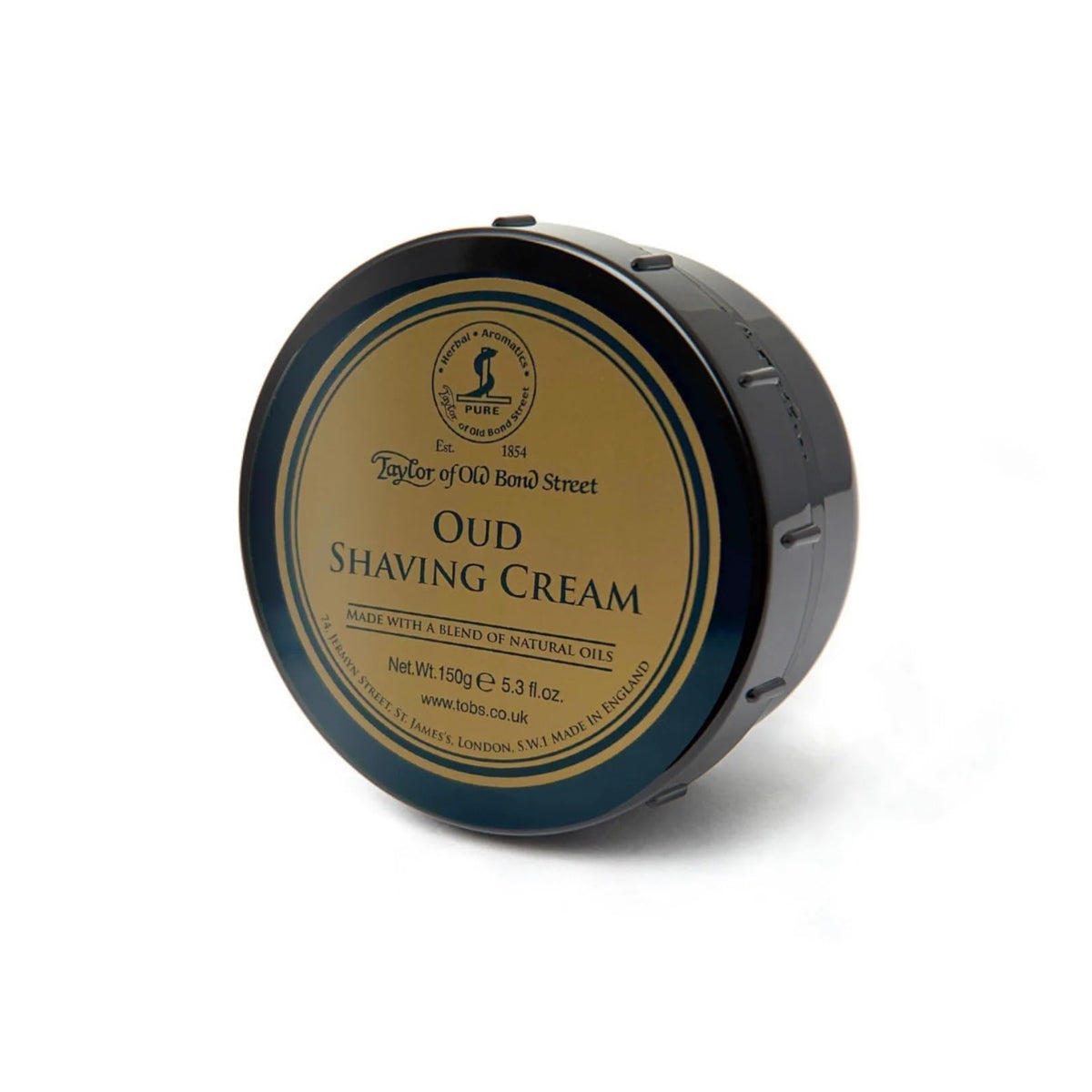 Taylor of Old Bond Street Oud Shaving Cream Bowl front view