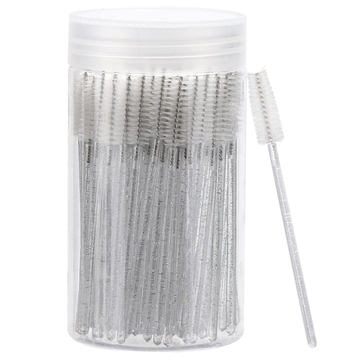 Tbestmax 100 disposable mascara wands in reusable container