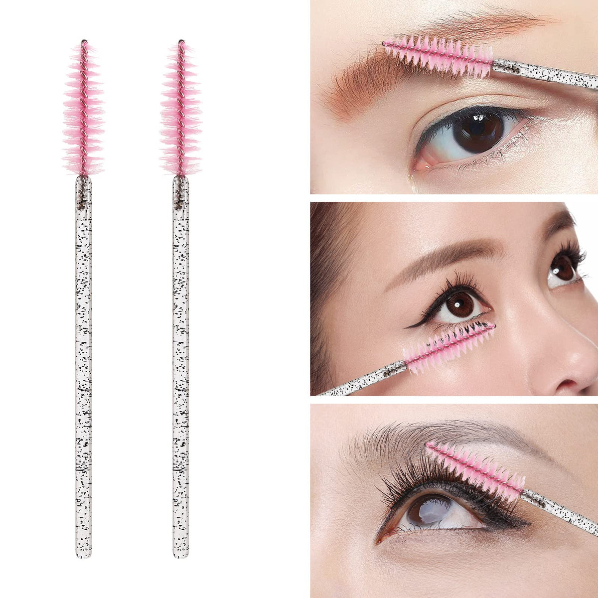 Tbestmax disposable eyelash brush close-up of brush head