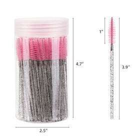 Tbestmax disposable eyelash brush with bent head