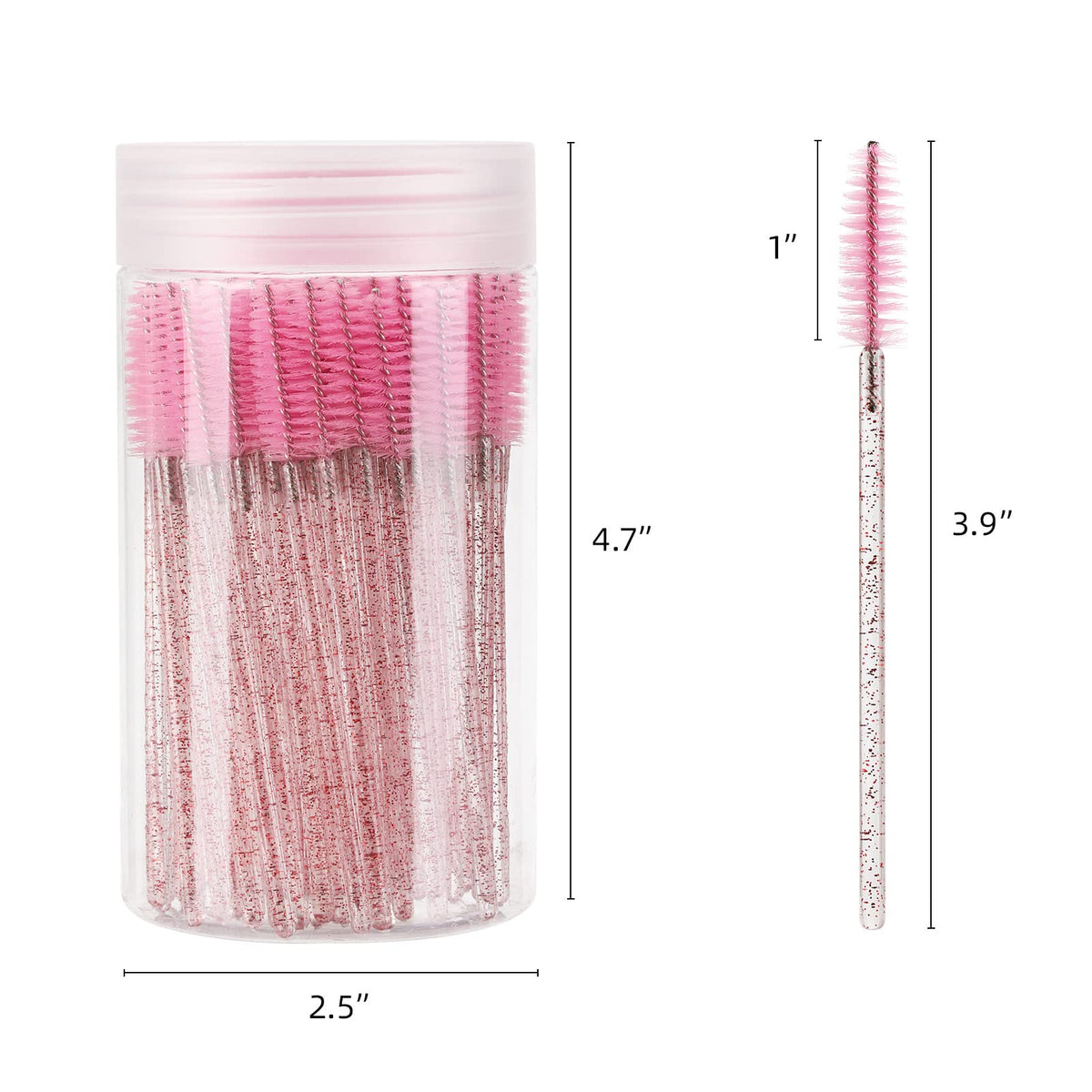 Tbestmax disposable mascara wands on a makeup table