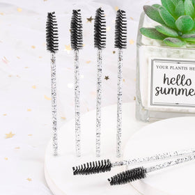 Tbestmax disposable mascara wands on a makeup table