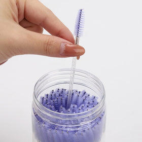 Tbestmax disposable mascara wands showing flexible brush head