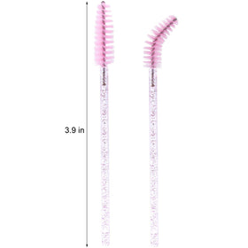 Tbestmax eyelash brush wands pink packaging