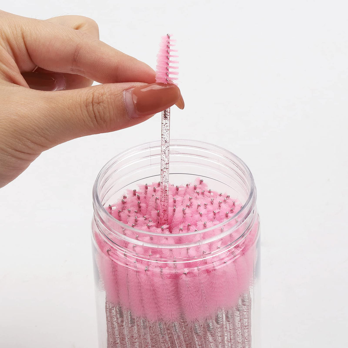Tbestmax mascara wand showing flexible brush head