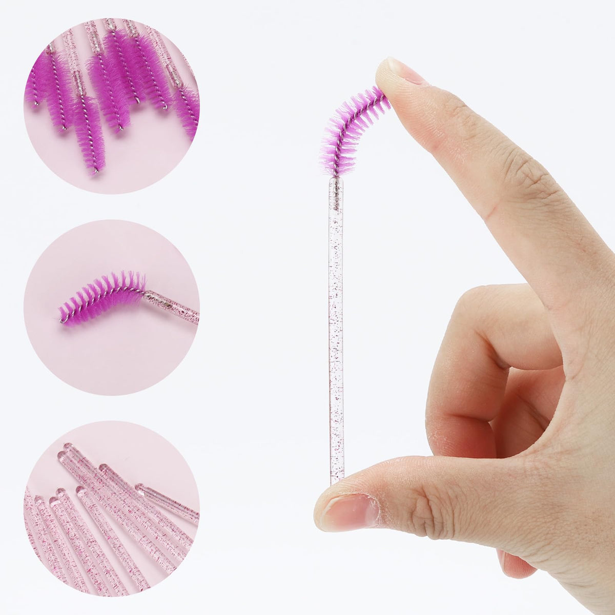 Tbestmax mascara wands displayed with other beauty tools