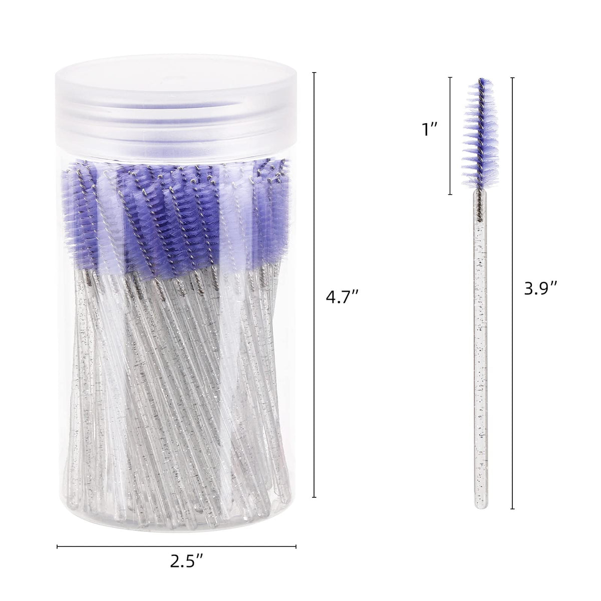Tbestmax reusable container for storing mascara wands