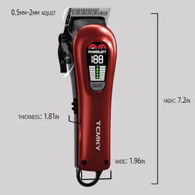 TCMKY Hair Clippers packaged with accessories