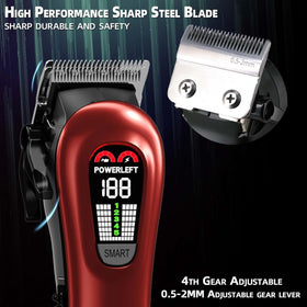 TCMKY Hair Clippers with auxiliary lighting feature