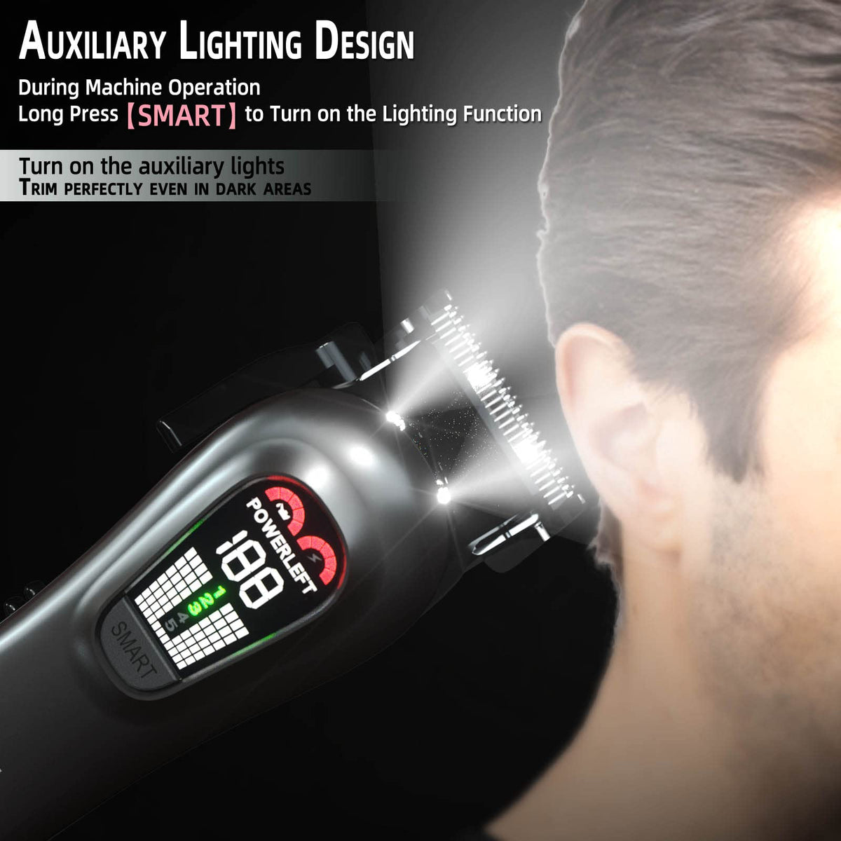 TCMKY Hair Clippers with charging cable and guide comb