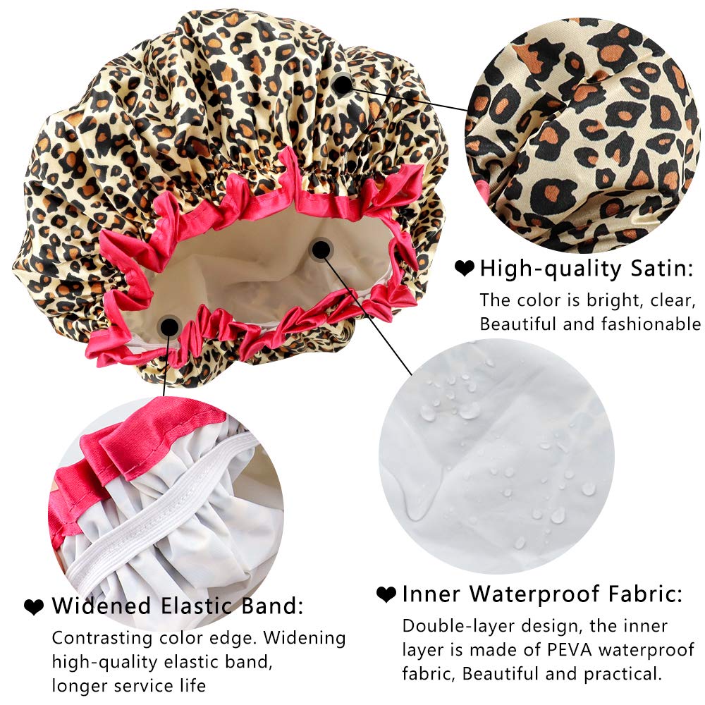 TCOTBE shower cap showing high-quality elastic band